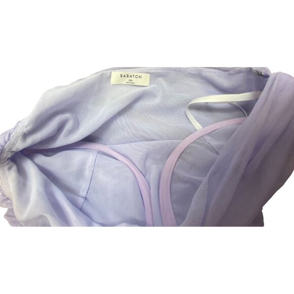 Aritzia Babaton Luxor One-Shoulder Lilac Dress - Picture 4 of 6